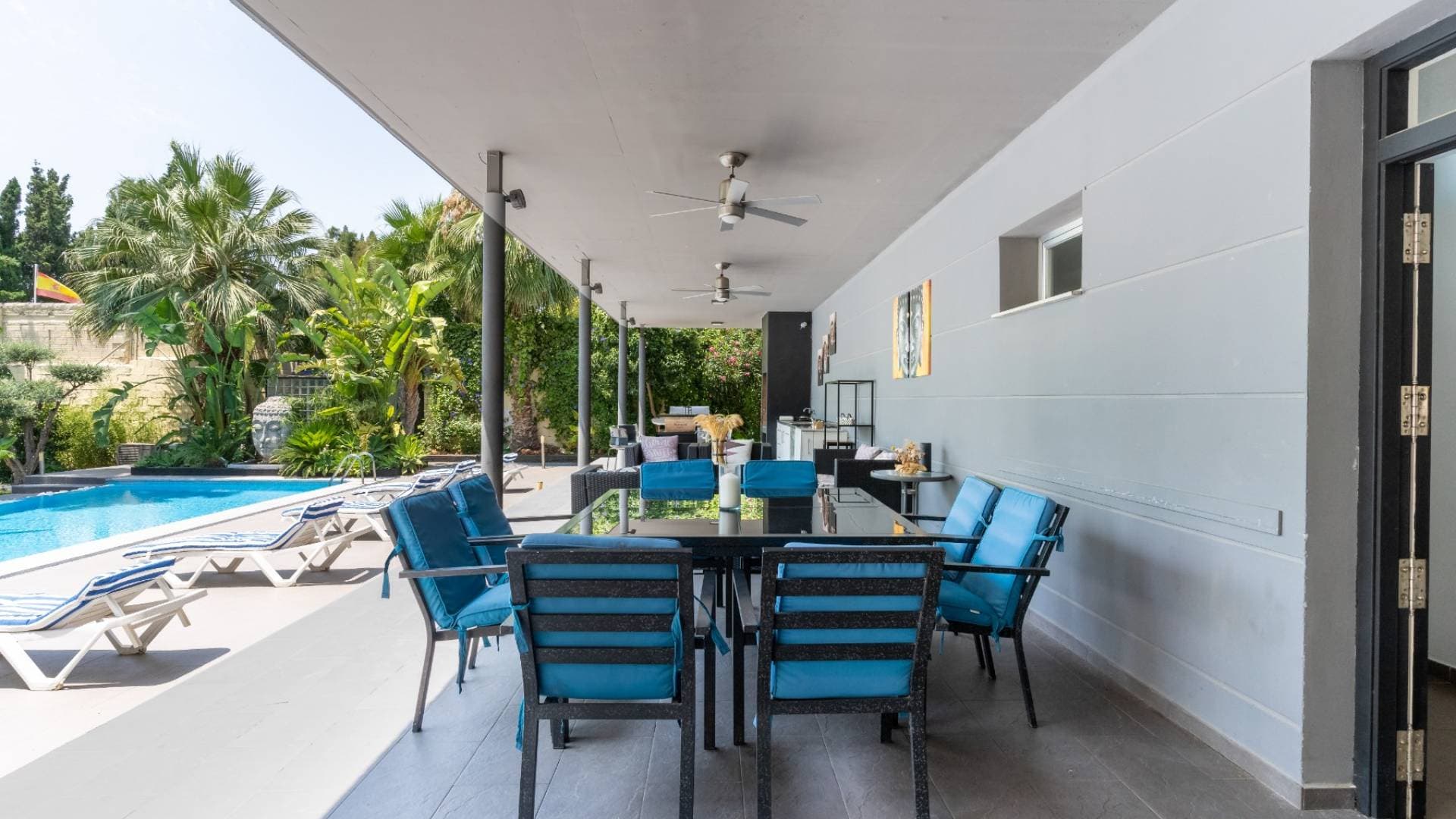 Comedor al aire libre